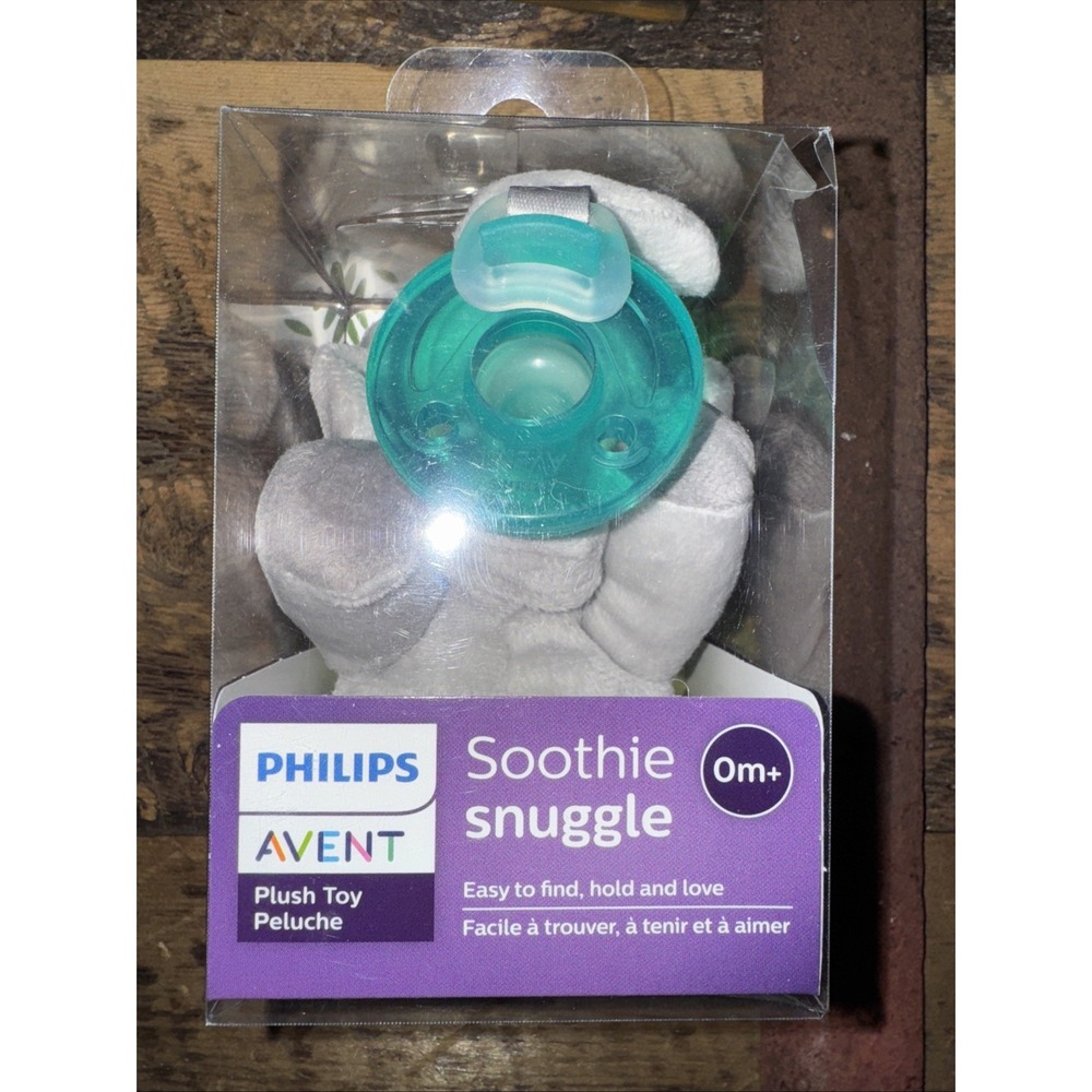 Philips Avent Soothie Snuggle Elephant Pacifier 0M+